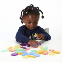 Transparent Junior Rainbow Pebbles