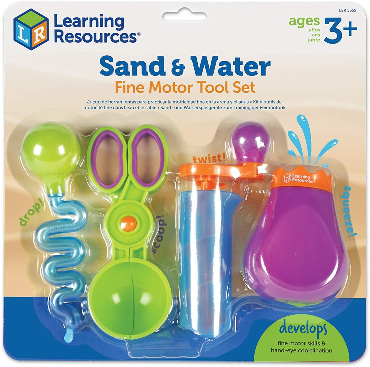 Sand & water Fine Motor Tool Set